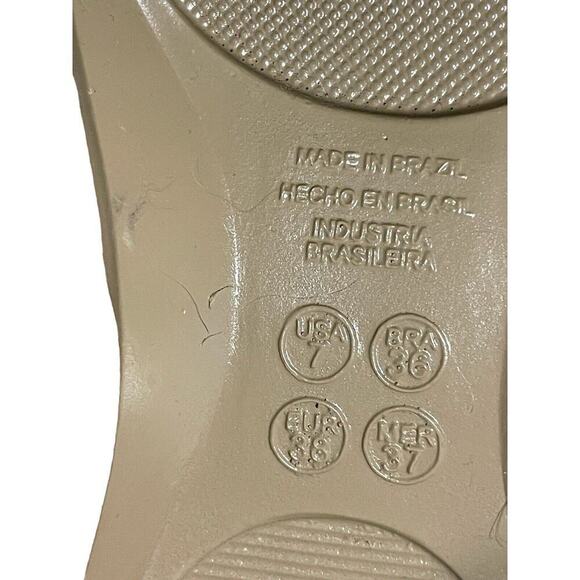 Malu Made in Brazil Wedge Sandal Size Women's 7 - Picture 7 of 8